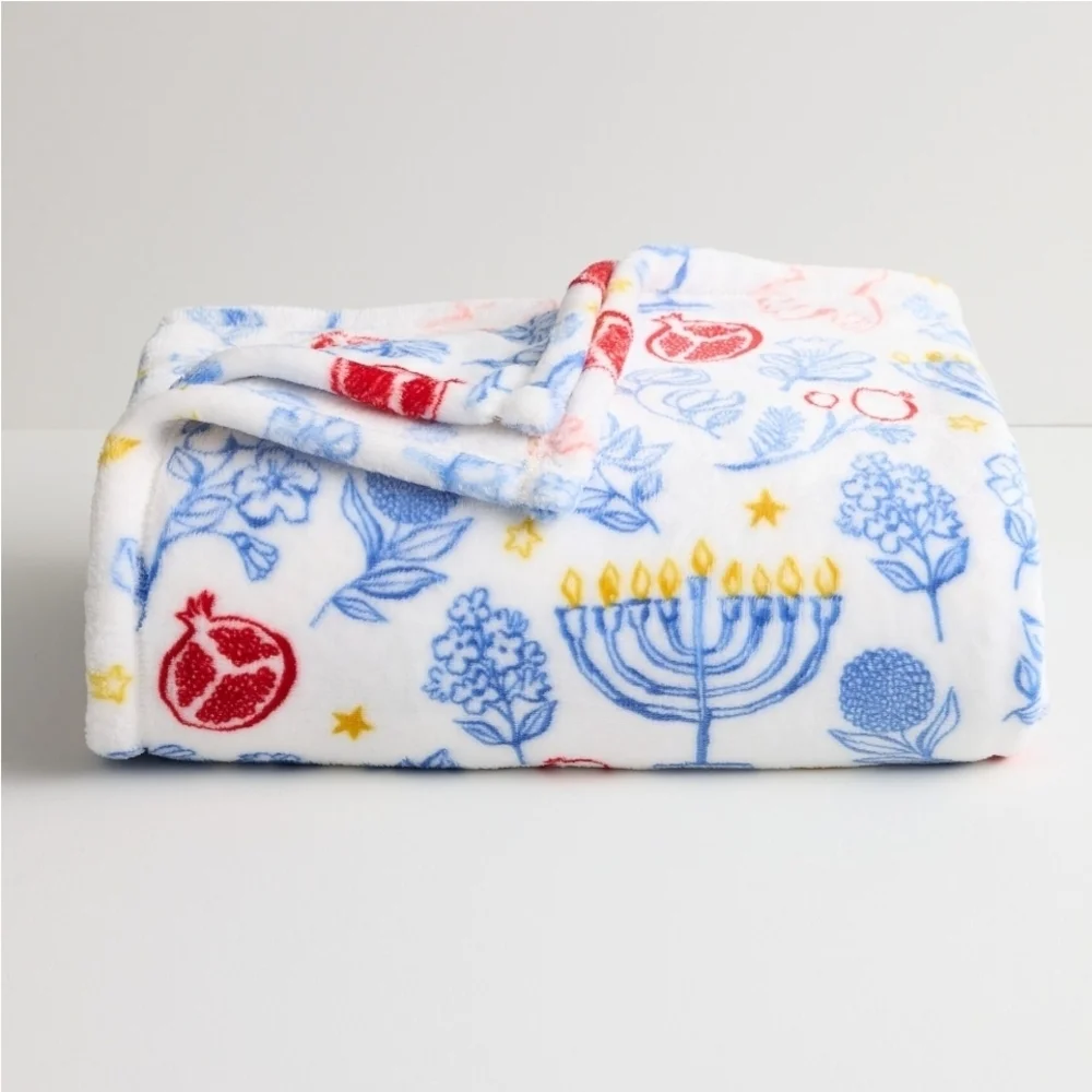 The Big One Oversized Hanukkah Supersoft Plush Throw